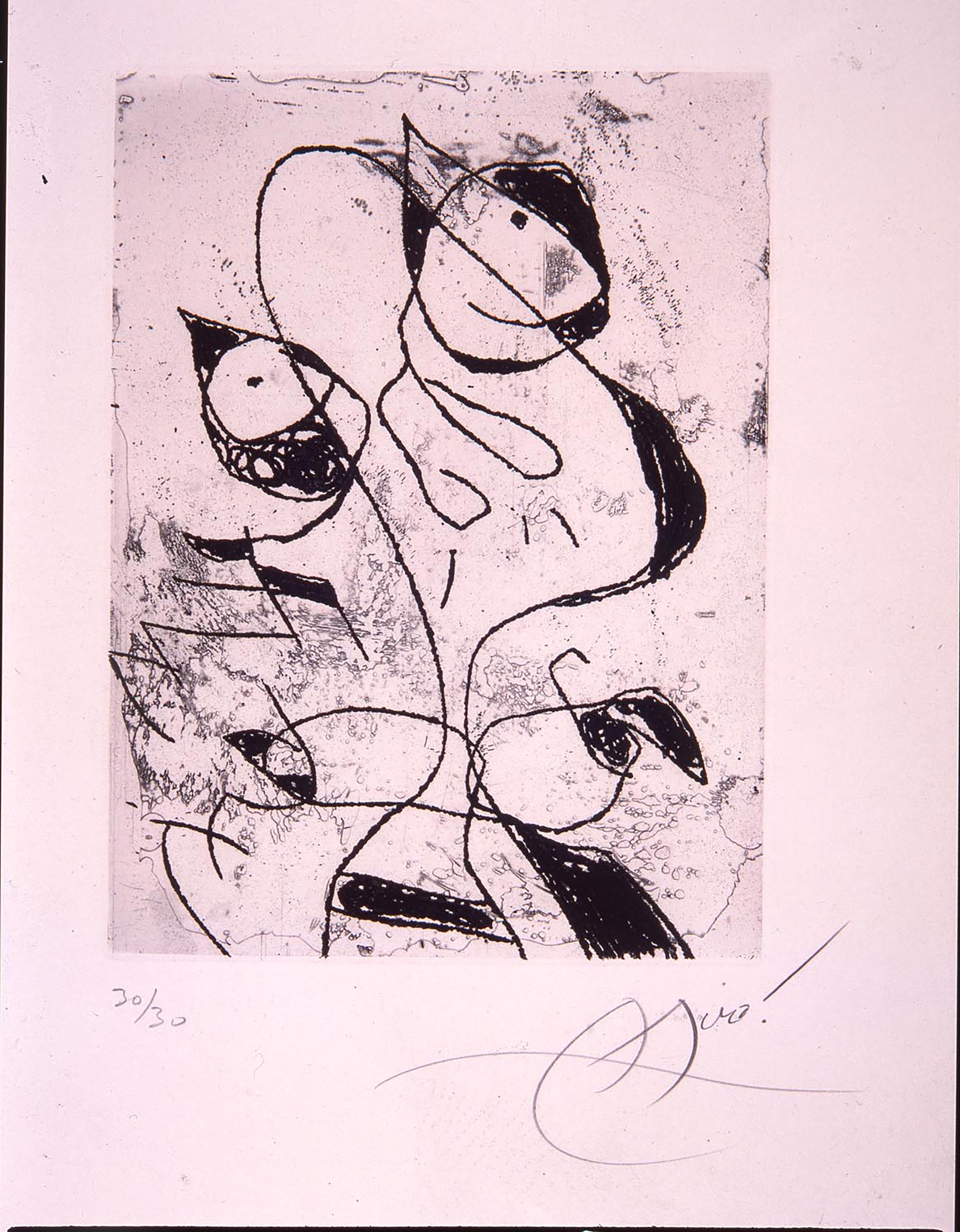 Joan Miru00f3, Les saltinbanques V, 1975